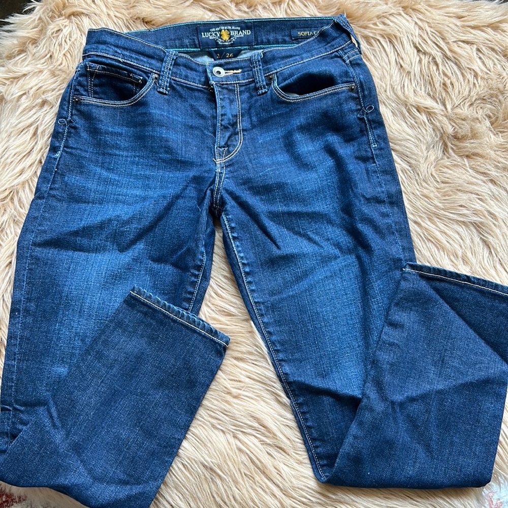 Lucky Brand Sofia Capri jeans